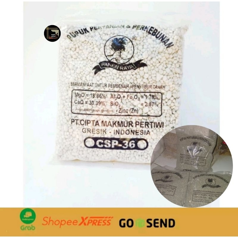 Pupuk TSP CSP 36 Repack 500gram Penyubur dan Pembenah Tanah
