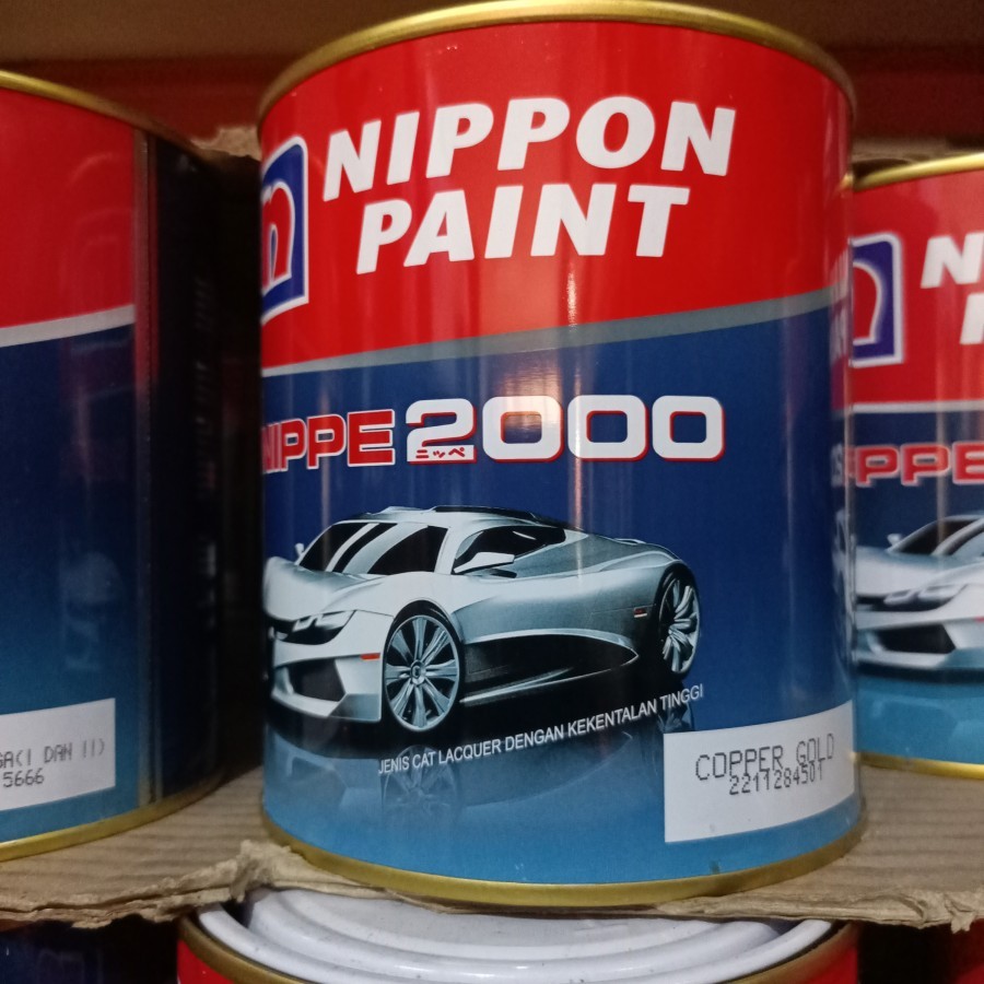 NIPPON PAINT NIPPE 2000 CAT DUCO COPPER SERIES 1KG 1 KG GOLD BRONZE BRASS UNTUK MOBIL BESI KAYU KLG 