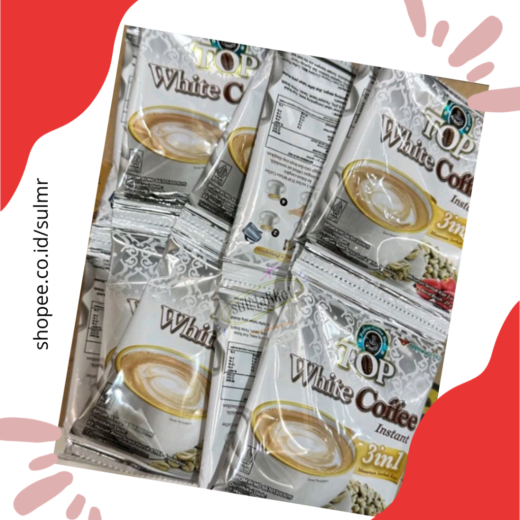 

Top Coffee White kemasan renteng @21g