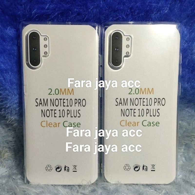 Soft Case Original Space Transparan Samsung Note 10 Pro/Note 10 Plus Silikon Clear Case