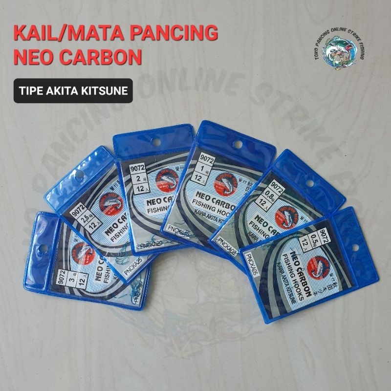 KAIL PANCING NEO CARBON AKITA KITSUNE 9072 BERLUBANG