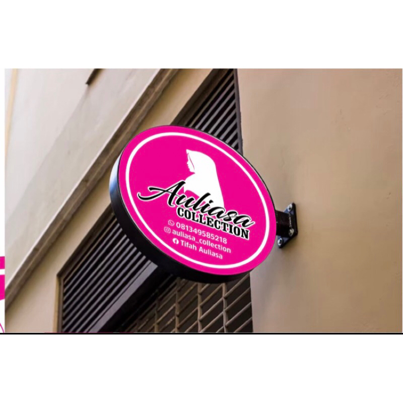 Neon box costum/Neon sign costum 30CM x 30 CM