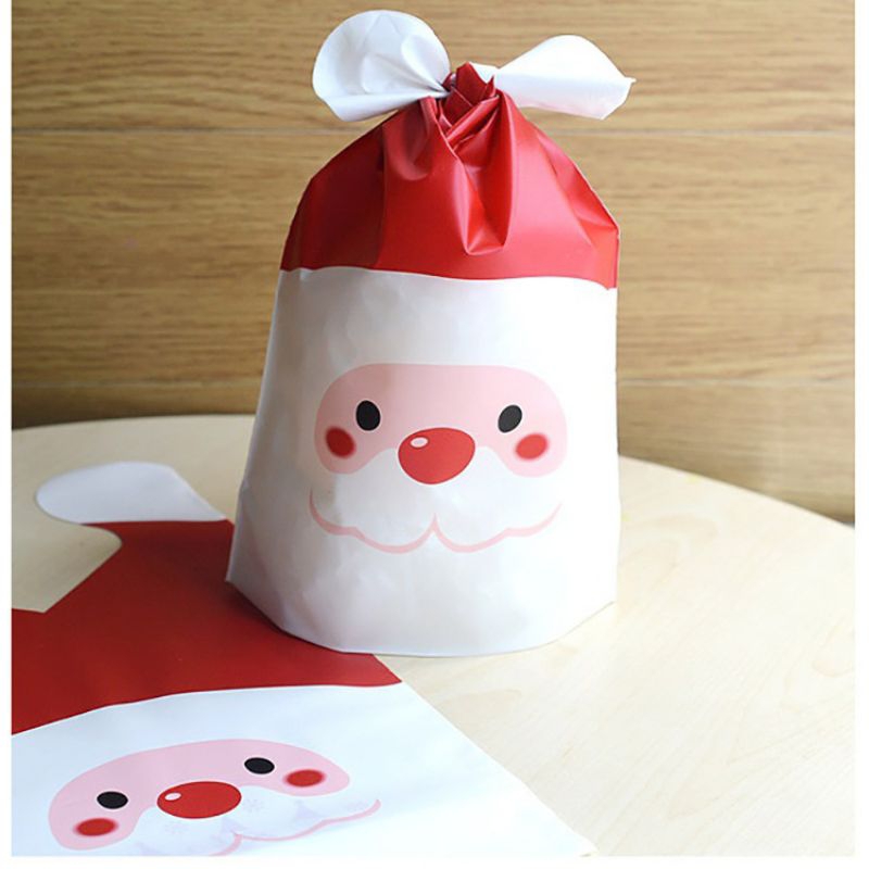 

Santa Claus Gift Plastic Bag Isi 10