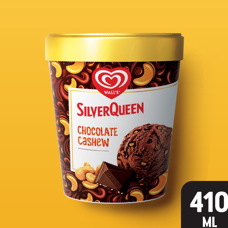 

BGCT6992 ✔✔SALE✔✔ 1 Pcs Selection Silverqueen 410 ml - Es Krim/Ice Cream Wall's