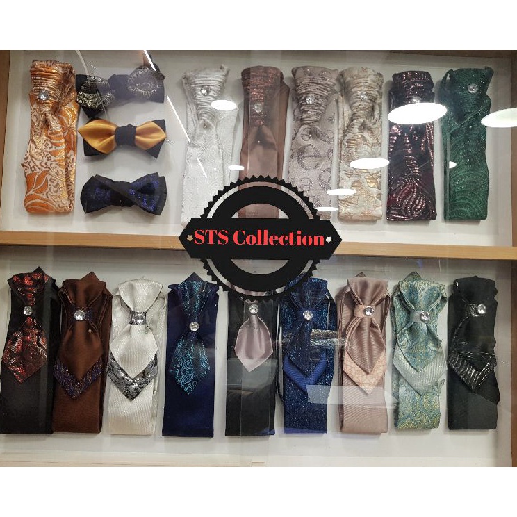 Dasi kerut /Dasi model 3/ Dasi pengantin / Dasi pocket dasi pria / dasi jas / dasi modern / dasi
