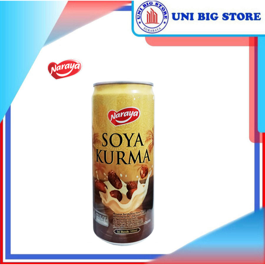 

Naraya Susu Soya Kurma 300 ml Susu Kedelai