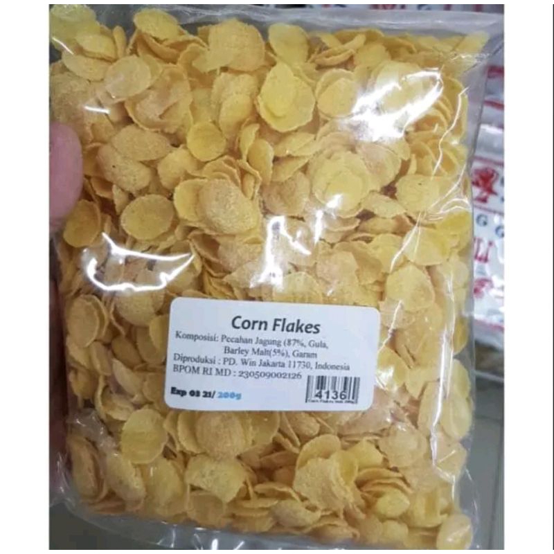 

250 GR CORN FLAKES - CORN FLAKE - SEREAL JAGUNG - CEREAL - KUE KERING KUKER