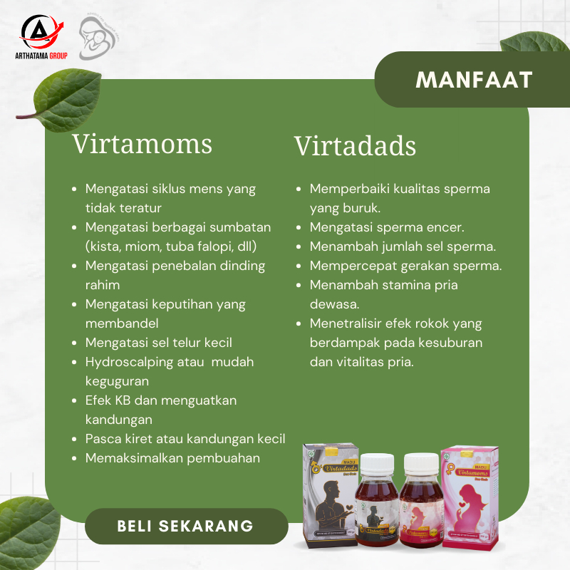 MADU GOLD VIRTADAD DAN VIRTAMOM PROGRAM HAMIL