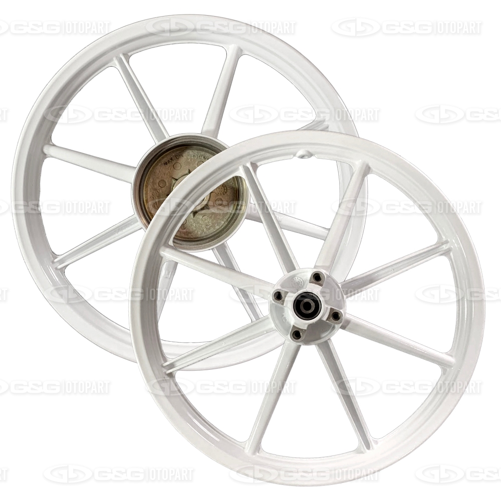 Velg Rossi Swan Palang 8 Putih Yamaha Jupiter Jupiter Mx F1zr Rx King Tromol Besar 1.40 1.60