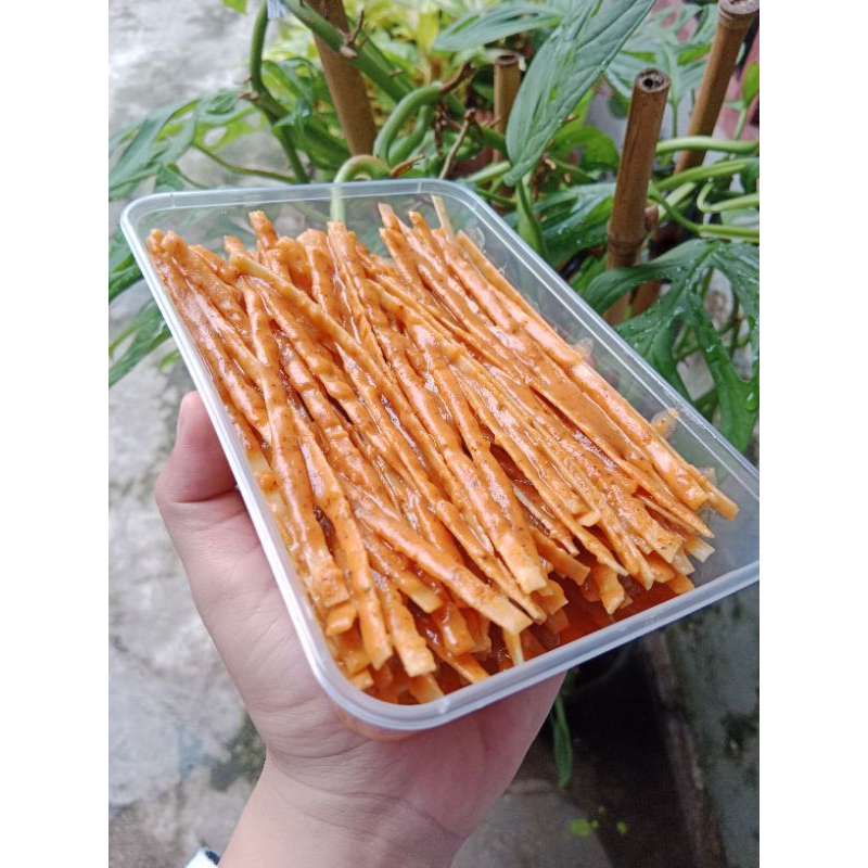 

Mie lidi bumbu basah / Mie gepeng bumbu basah uk 500ml ISI FULL