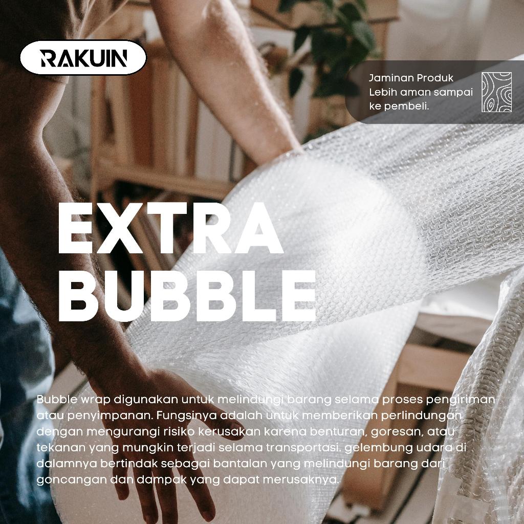 

EXTRA BUBBLE WRAP - PERLINDUNGAN EXTRA BUBBLE WRAP TEBAL UNTUK SETIAP PRODUK RAKUIN