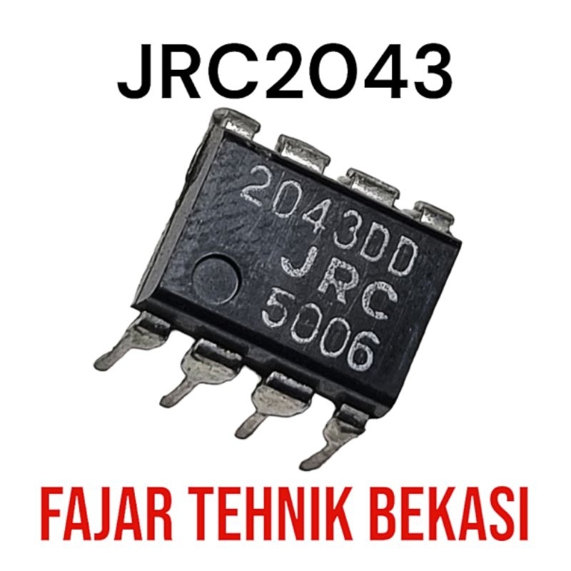 IC JRC2043D - JRC2043DD - JRC 2043D - JRC 2043 DIP-8