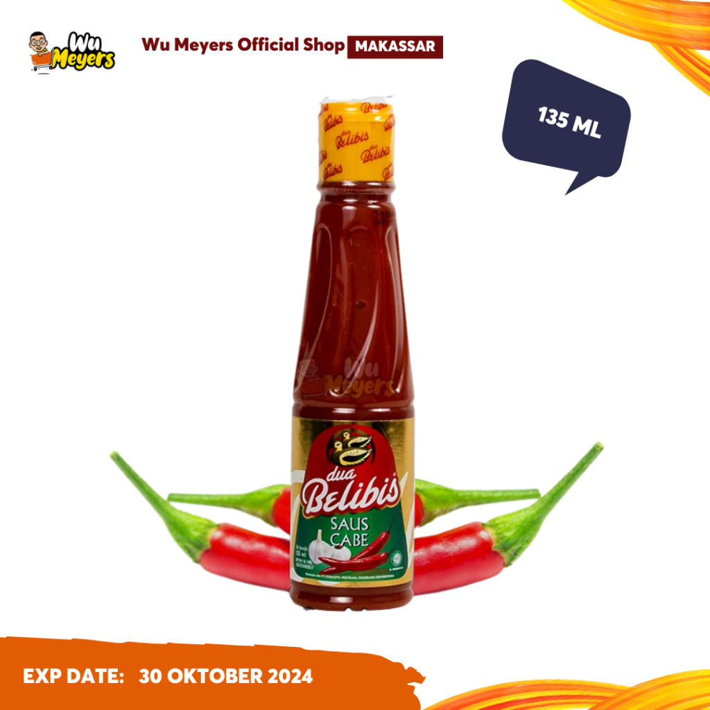 

Saus Cabe Cap Dua Belibis 135 ml / Saos Sambal Dua Belibis - Wu Meyers Makassar