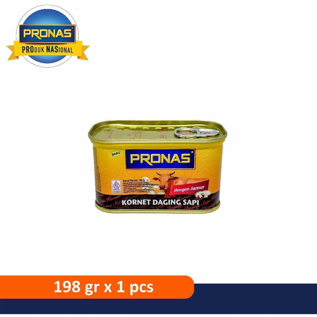 PRONAS Kornet Sapi Mushroom 198 gr