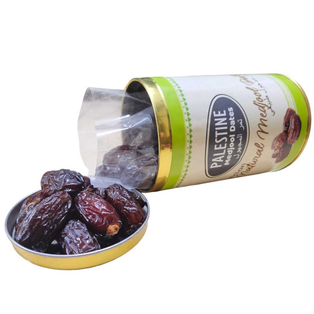 

Kurma Medjool Palestine Kemasan Premium Kaleng Bulat 500gr