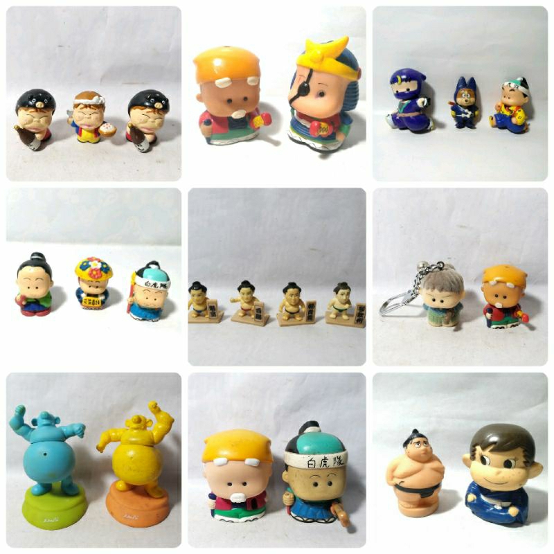 Diorama Celengan Ganci Japanese Japan Sumo Yokozuna Daimyo Bushido Shogun Rikishi Samurai Ninja Ninj