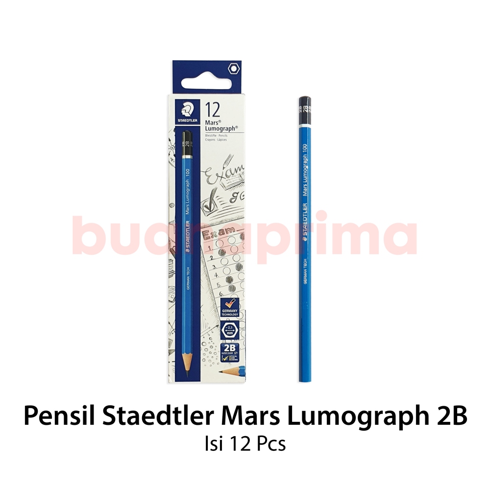 

Pensil 2B Staedtler isi 12 buah Ujian Komputer Pencil Staedler