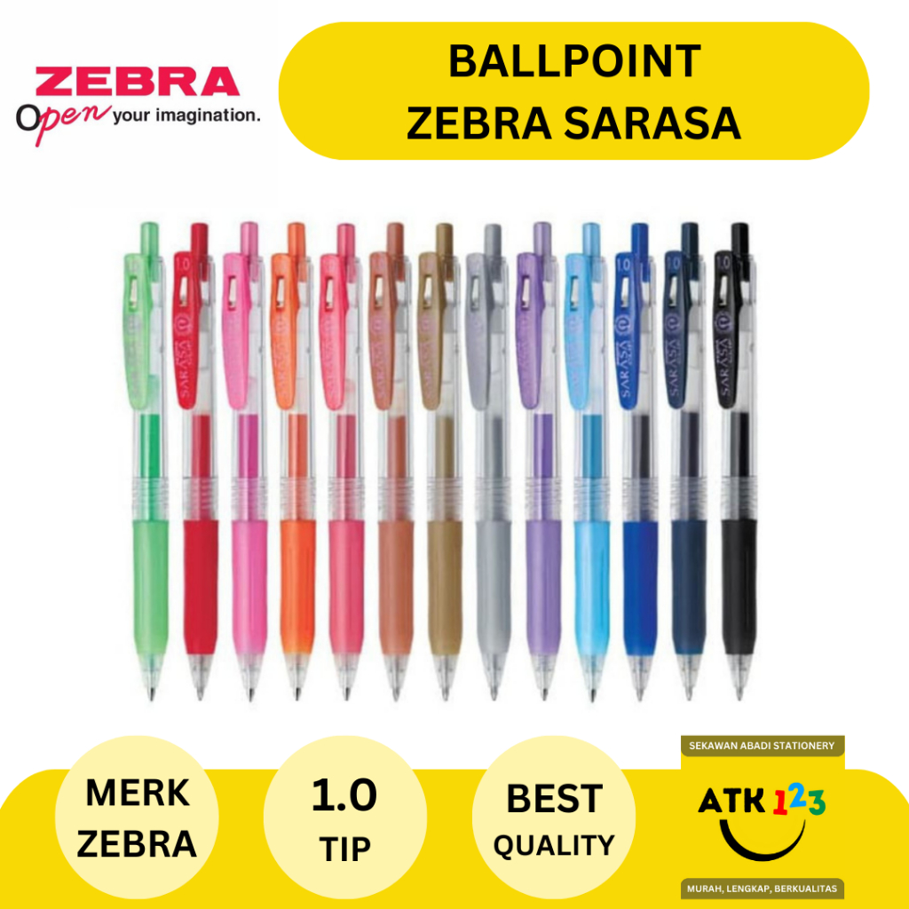 

Ballpoint / Bolpen / Pulpen Gel Sarasa 1.0