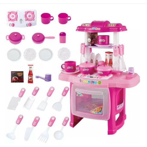 TERLARIS Mainan Anak Kitchen Set Ada Suara Memasak Seperti Asli