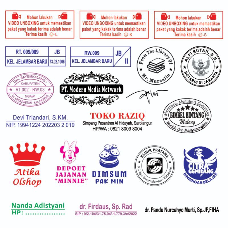 

Stempel, stempel nilai guru, stempel custom, stempel logo, stempel toko, stempel lunas, stempel