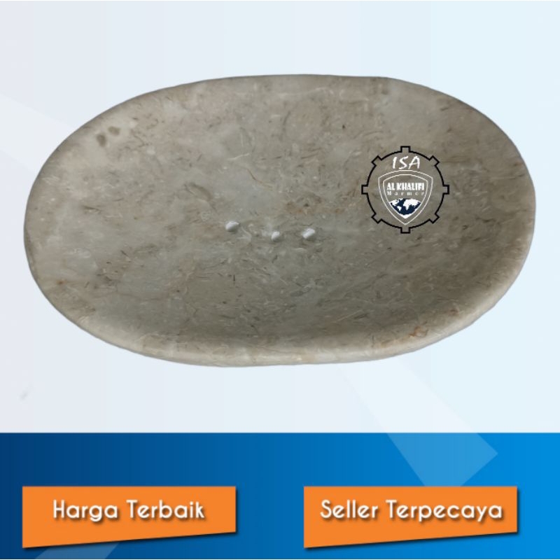 TEMPAT SABUN BATANG OVAL BATU MARMER/TEMPAT SABUN MARMER PUTIH MURAH/TEMPAT SABUN MANDI UNIK