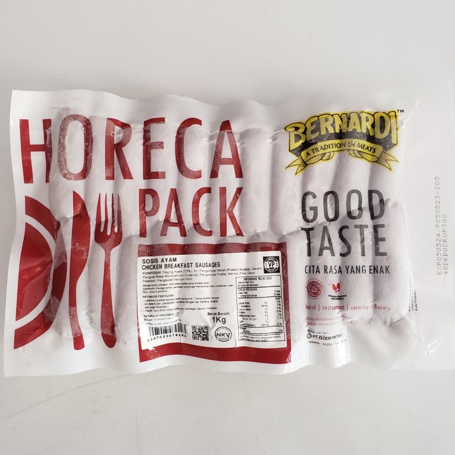 

Bernardi Horeca Pack Sosis Ayam 1Kg