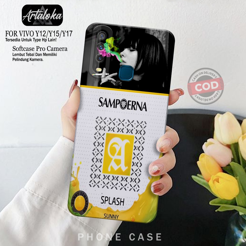 Softcase Hp Vivo Y12/Y15/Y17 Fashion Case Rk Case Vivo Y12/Y15/Y17 Silikon TPU Pro Camera Casing Viv