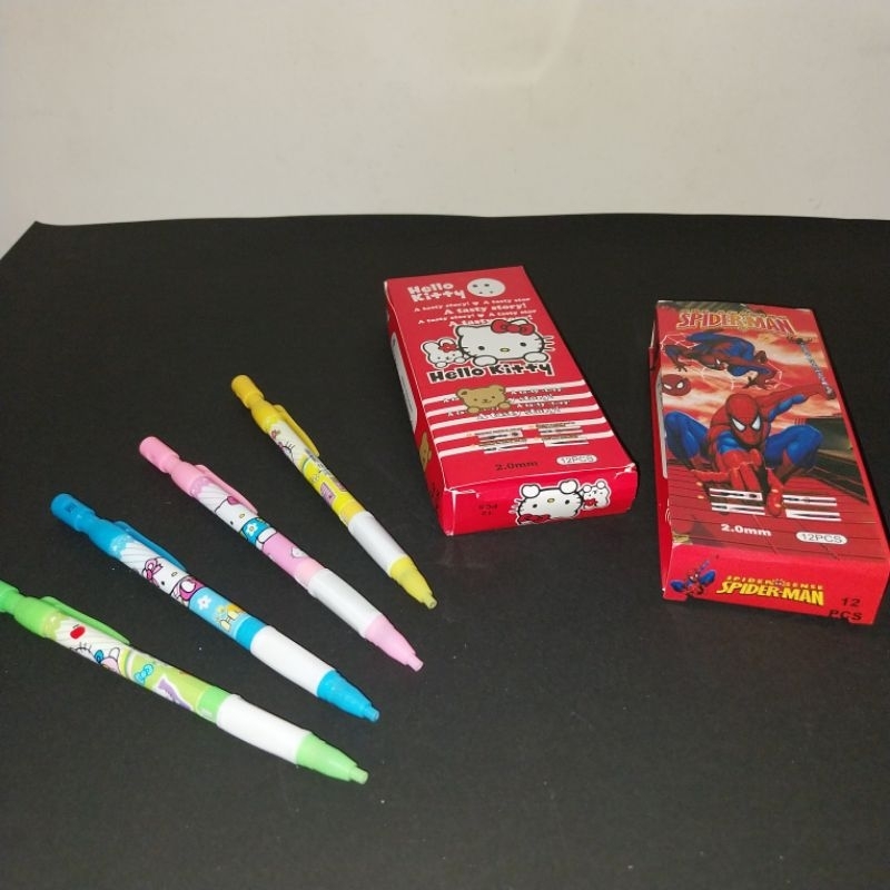 

(12 pcs) Pensil Mekanik 2.0 mm Fancy Karakter