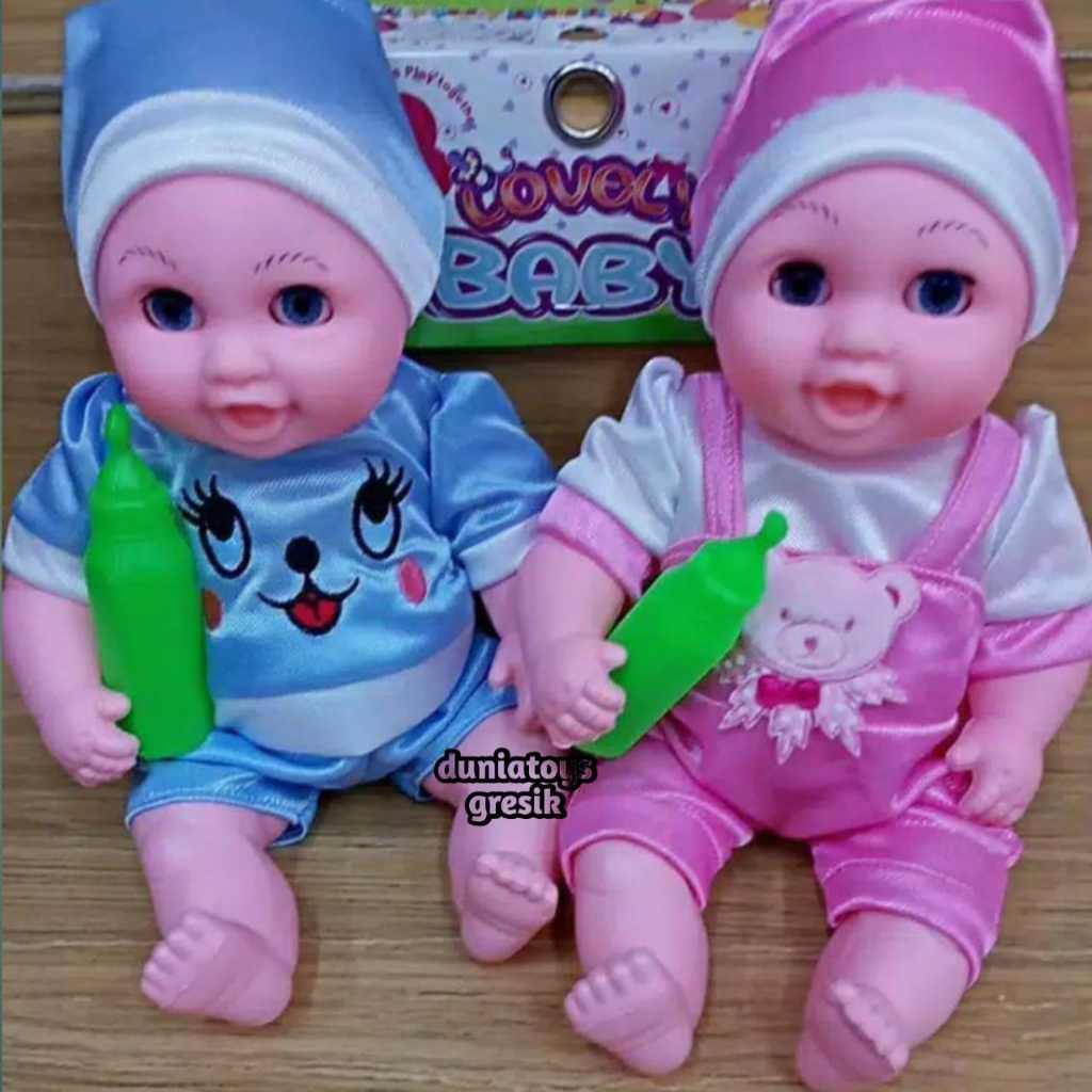 Mainan Boneka Bayi Suara Bicara Lovely Baby Kantong B760 | Mainan Edukasi Anak Terbaru Boneka Bisa N