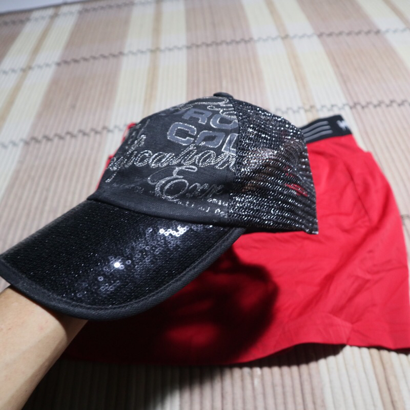 Topi Golf Wanita Black EXR