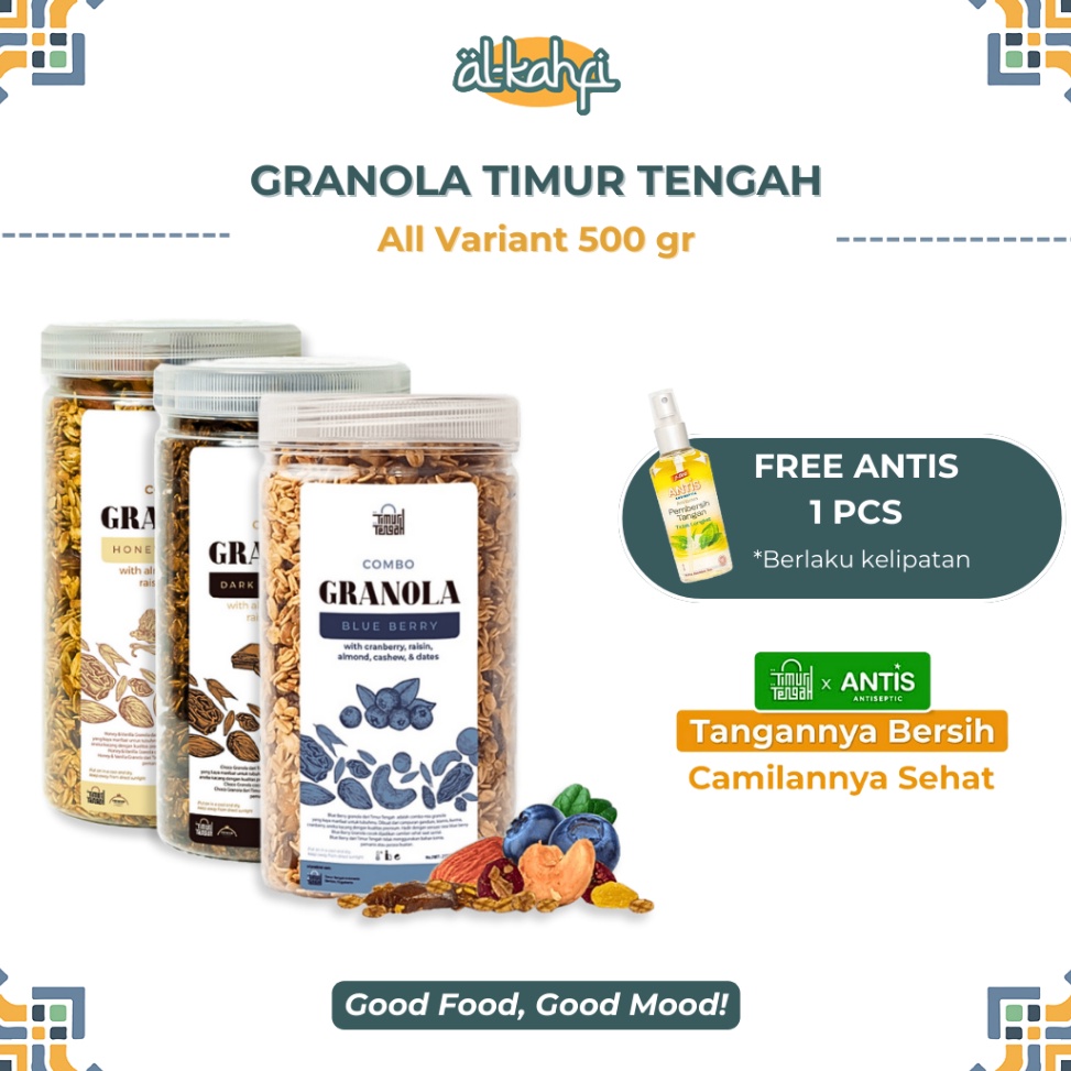 

Buruan Beli!! Granola Timur Tengah 500gr Almond Mete | Sereal Oatmeal Diet Sehat ➞Terbaru