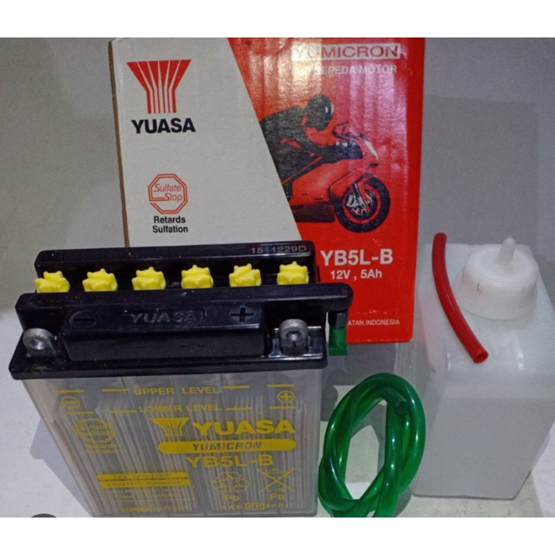 AKI ACCU YB5LB YUASA ASTREA SUPRA X LAMA LEGENDA SMASH SHOGUN VEGA LAMA