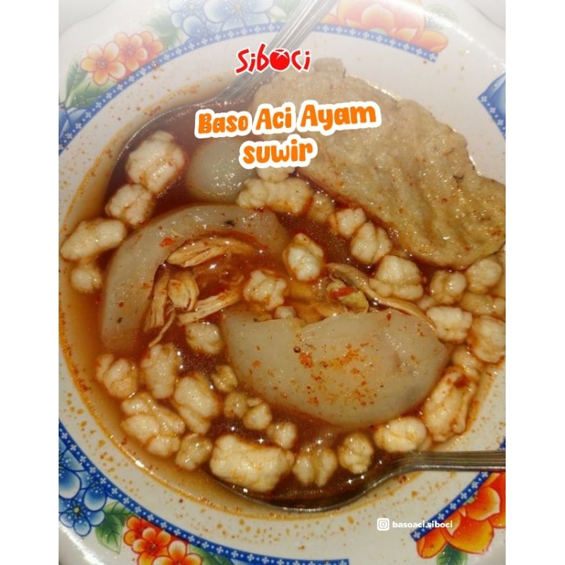 

Baso Aci Ayam suwir pedas