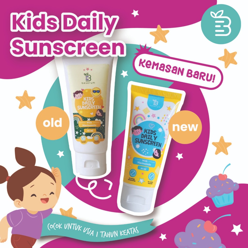 Sunscreen Kids BESERUM SPF35 / Sunscreen Anak / Sunblock Anak / Sunblock kids