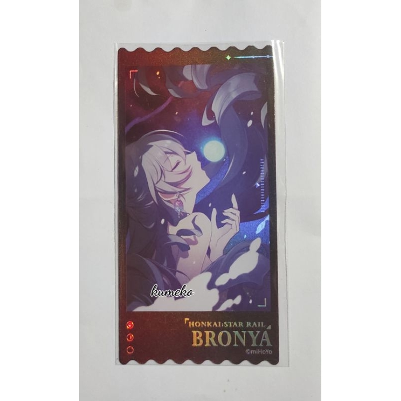 Honkai Star Rail Hologram Ticket - Bronya