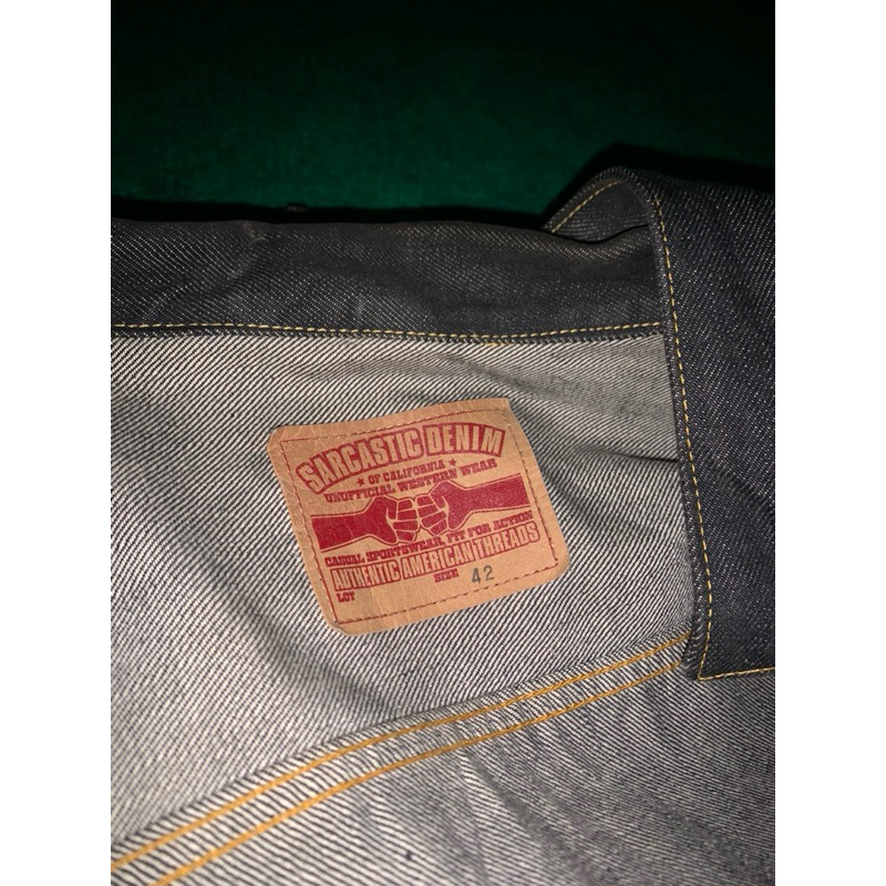 jaket denim selvedge