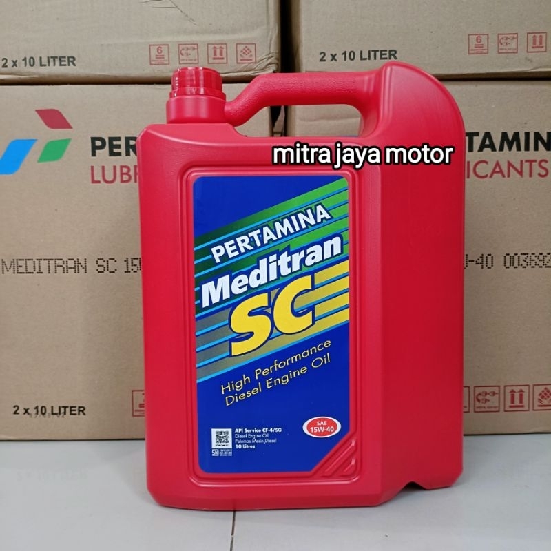 Oli Meditran SC 10Liter 15W-40 Oli Mesin Diesel