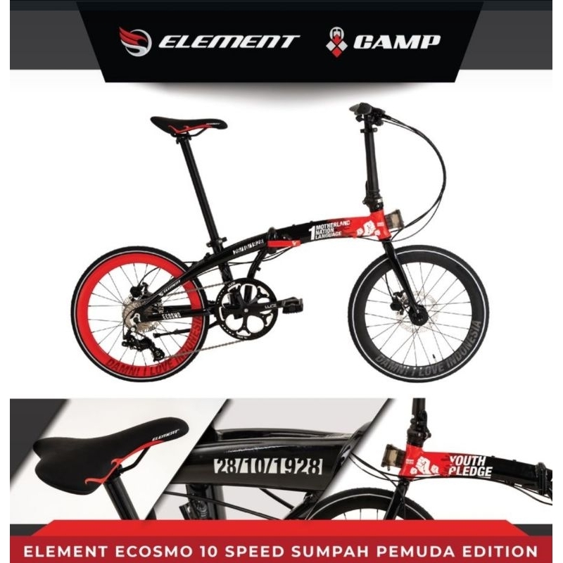 Sepeda Lipat ELEMENT SUMPAH PEMUDA 20 inch