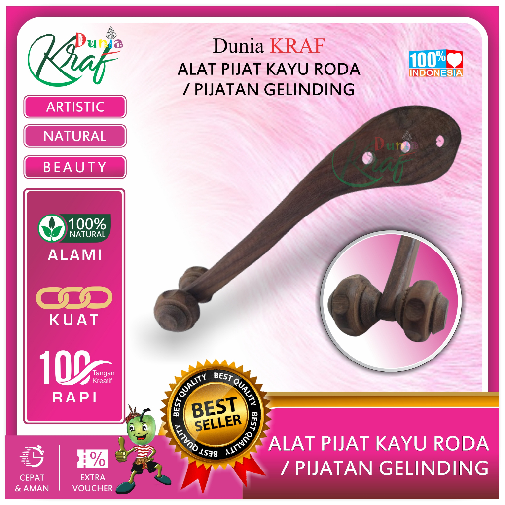 ALAT PIJAT KAYU RODA / PIJATAN KAYU GELINDING