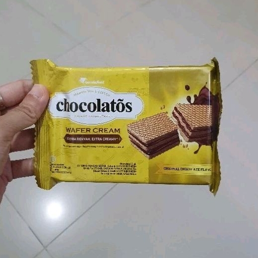 

Chocolatos wafer cream biskuit rasa Coklat 40gr