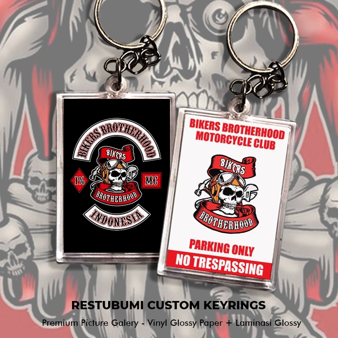 Gantungan Kunci Bikers Brotherhood 1%