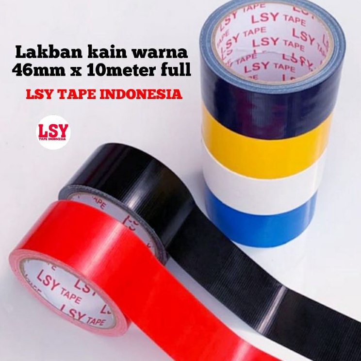 

lakban kain warna / cloth tape 2" 10meter full LSY TAPE INDONESIA