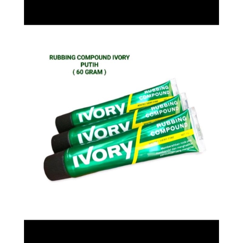 Compound Poles / Kompon Oles / Rubbing Compound / Kompon Putih 60 gr
