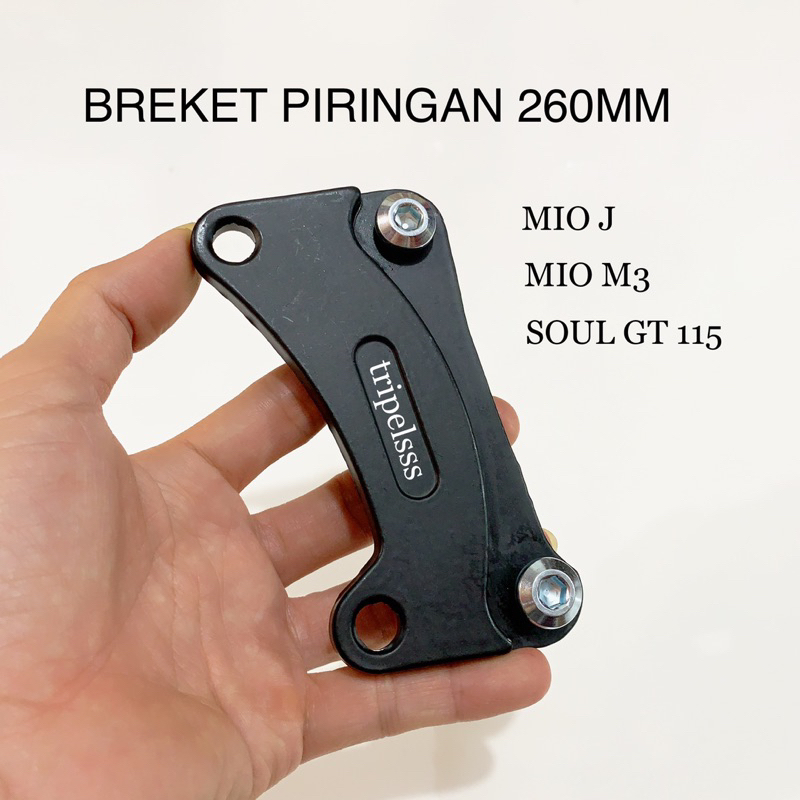 Breket Piringan Cakram Lebar 260mm Mio J / Mio M3 / Soul GT 115 / Xeon karbu