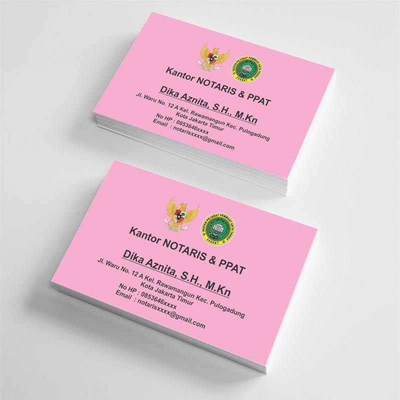 

Kartu Nama / Box (Isi 100)