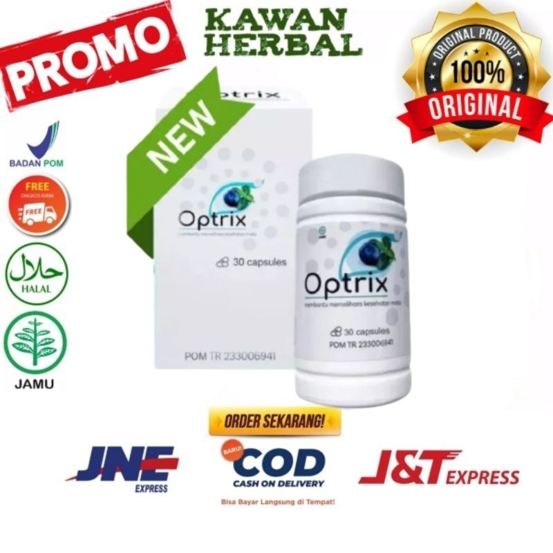 OPTRIX Obat Mata Original OPTRIX  Obat Mata Minus Rabun Plus Herbal 100% Manjur