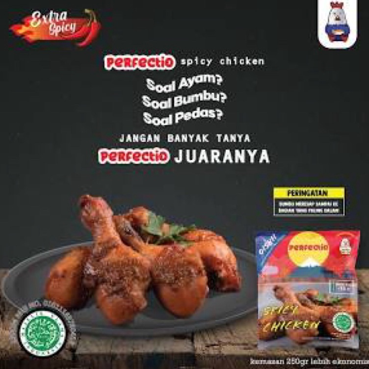 

NXKK6334 (COD )NEW_PRODUCT perfectio spicy chicken 250 gr