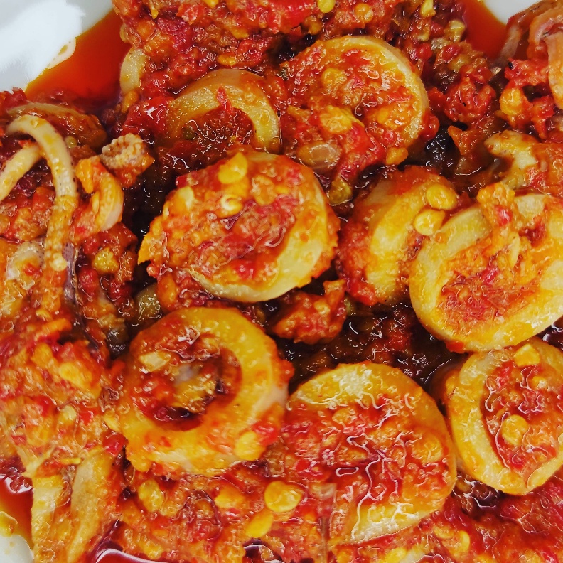 

GSKG5256 (C6369] SAMBEL CUMI POTONG JUMBO 100gr/ TANPA PENGAWET