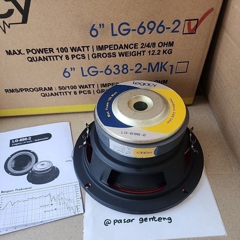 12.12 Fasion sale speaker 6inch acr legacy lg 696 2 subwoofer 