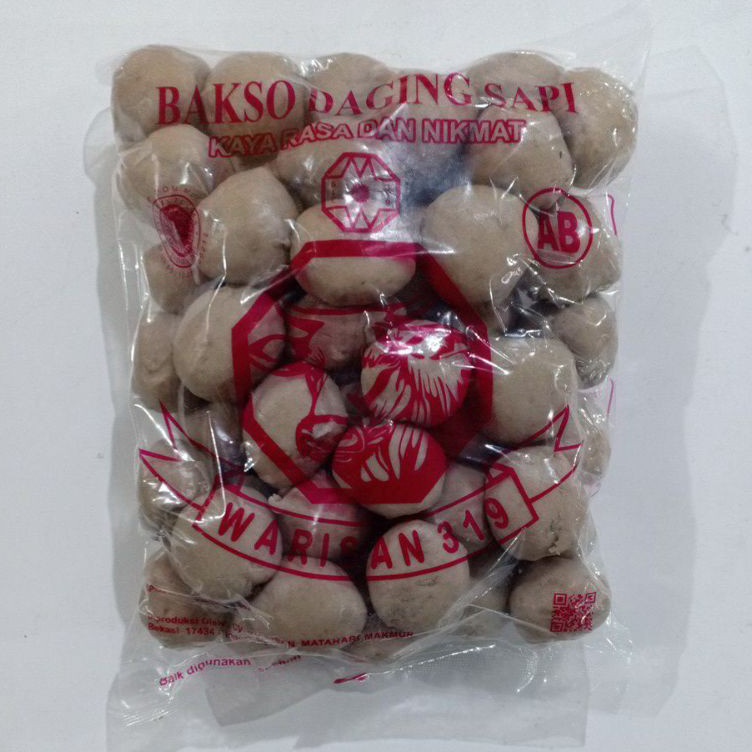 

XGCF9241 TEBUS MURAH BAKSO sapi warisan 319 isi 50pc